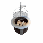 RENTBRENNENDE BÅLPANNE 45 DIAMETER