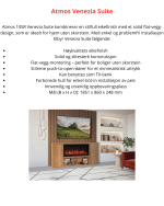 Stovax/Gazco - ATMOSE m/Venezia Suite - Elektrisk elementpeis - Bilde 6