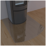 Gulvplate i glass MADRIT 85×100 cm