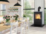 Fireplace By Norvai - MELTEMI KLEBERSTEIN - Frittstående