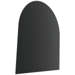 Gulvplate i stål 80×90 cm sort – mønster 5
